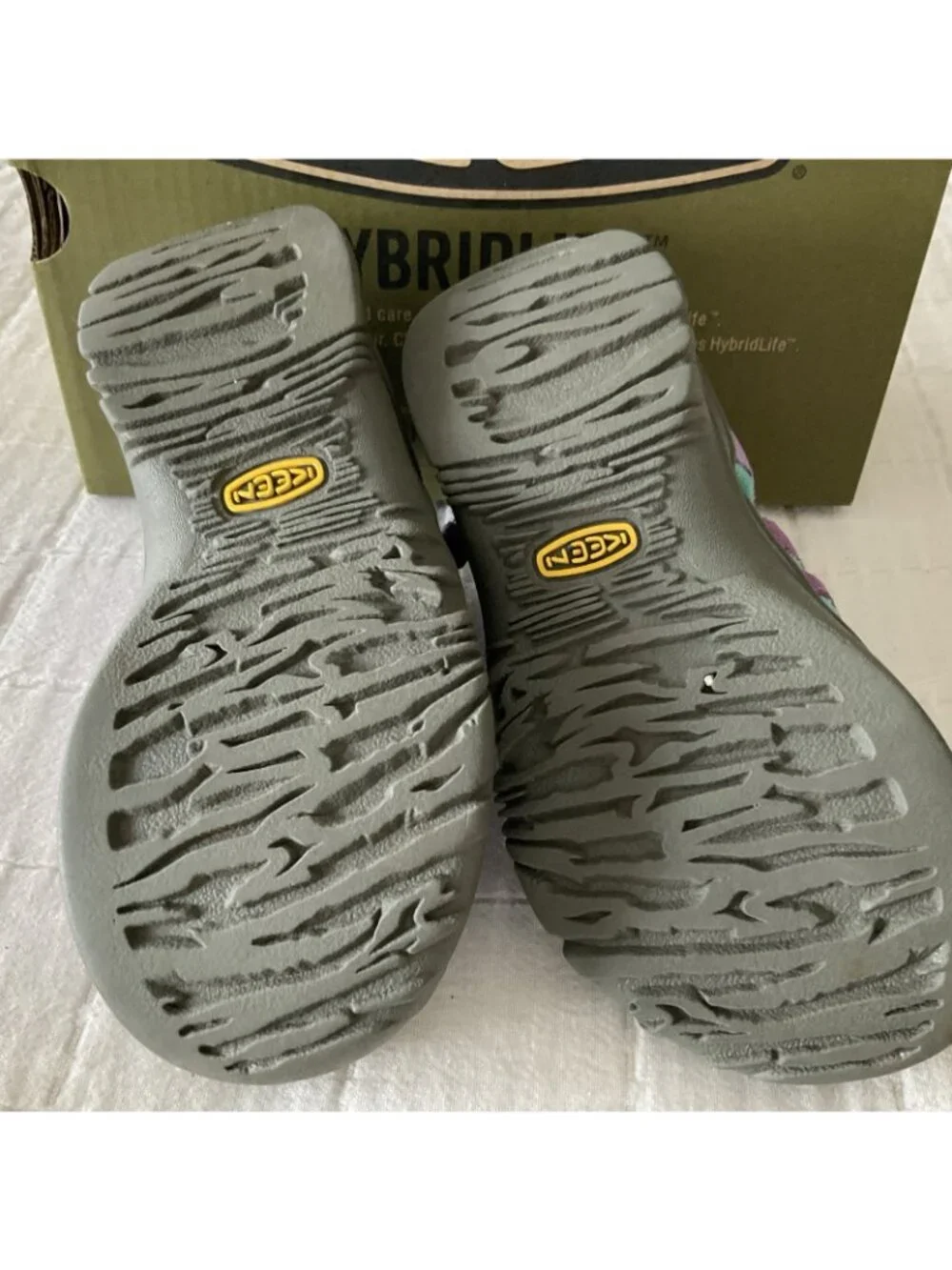 Keen Comfort Round Toe Slip On Strappy Sandals Multicolor Kids Sz US 11 Dewberry